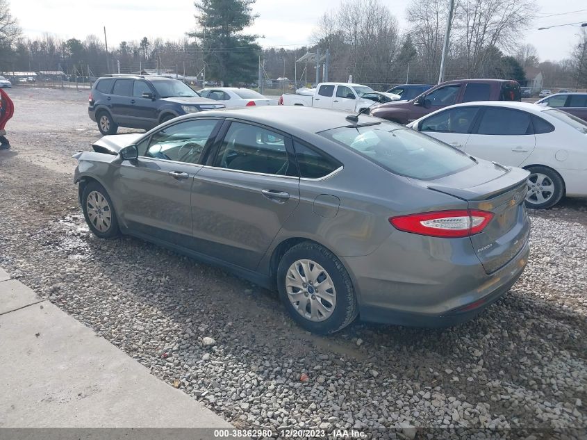 2013 FORD FUSION S - 3FA6P0G71DR265384