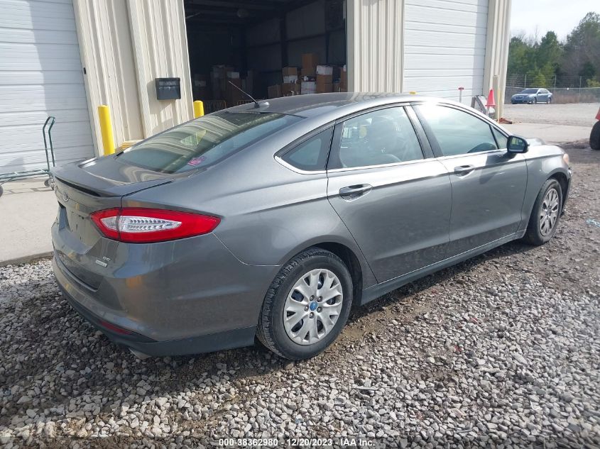 2013 FORD FUSION S - 3FA6P0G71DR265384