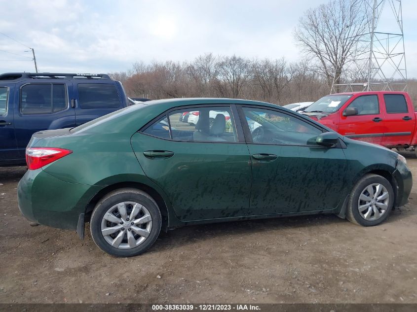 2016 TOYOTA COROLLA LE - 2T1BURHE8GC743863