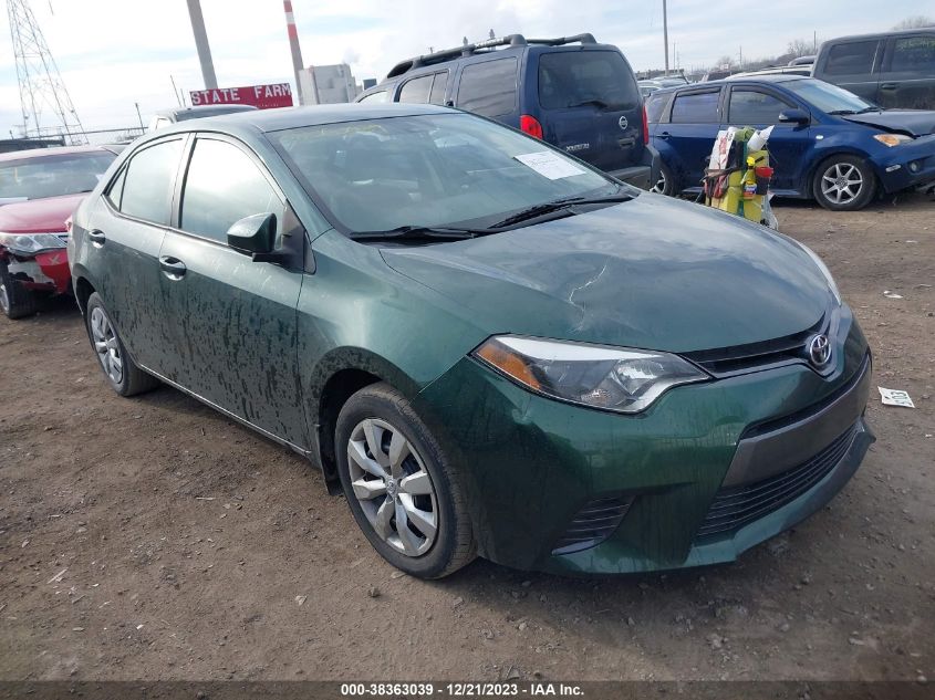 2016 TOYOTA COROLLA LE - 2T1BURHE8GC743863