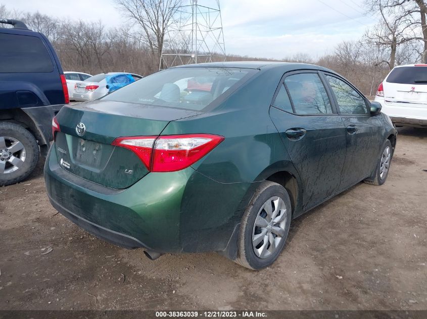 2016 TOYOTA COROLLA LE - 2T1BURHE8GC743863