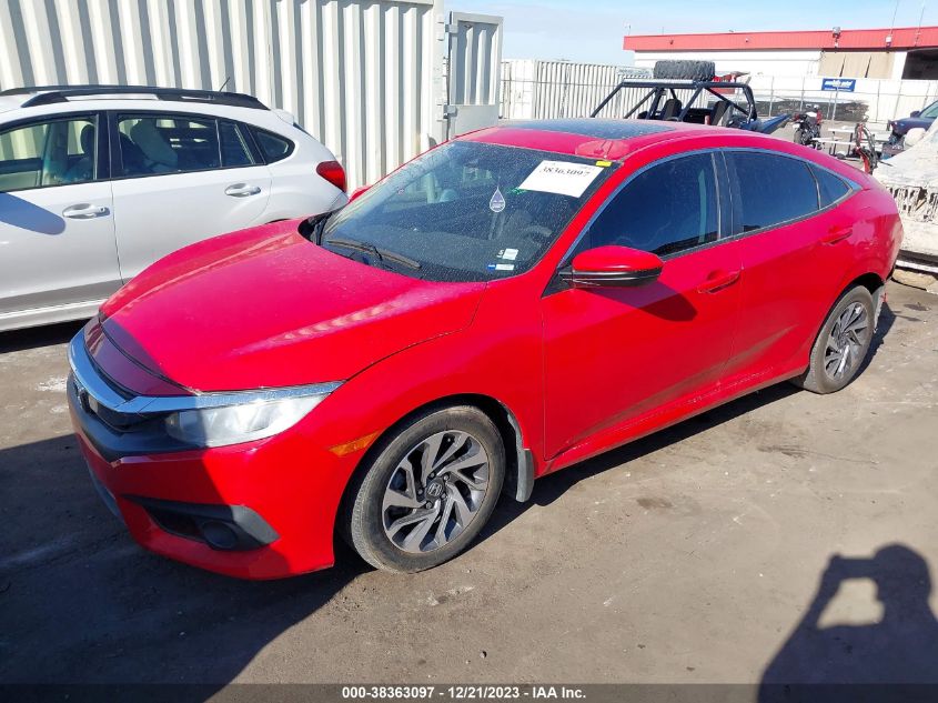 2018 HONDA CIVIC EX - 2HGFC2F88JH012101