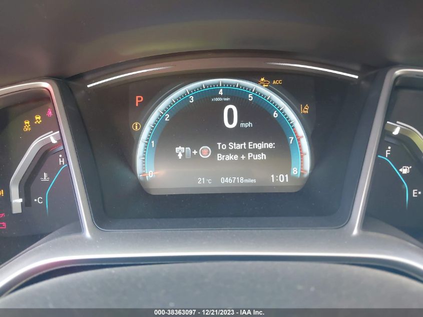 2018 HONDA CIVIC EX - 2HGFC2F88JH012101