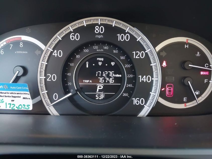 2014 HONDA ACCORD LX - 1HGCR2F37EA204541