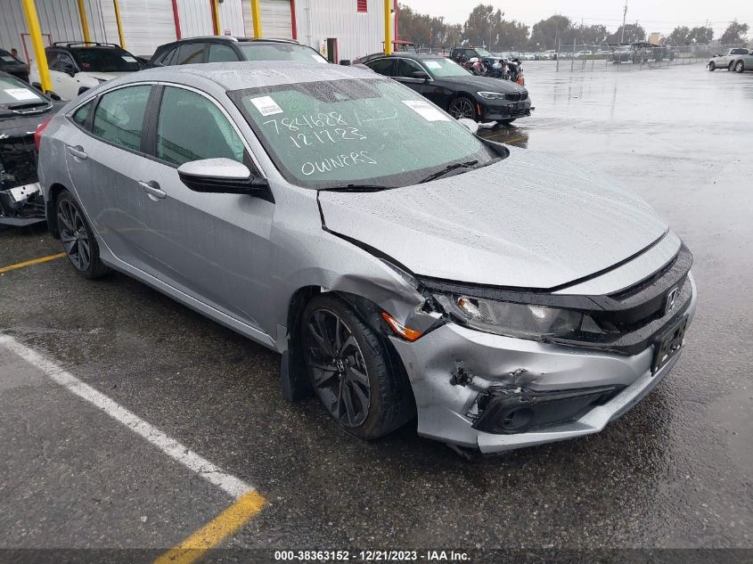 2020 HONDA CIVIC SPORT - 2HGFC2F86LH525589