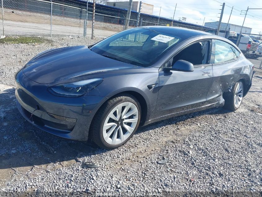 2023 TESLA MODEL 3 REAR-WHEEL DRIVE - 5YJ3E1EA5PF643526