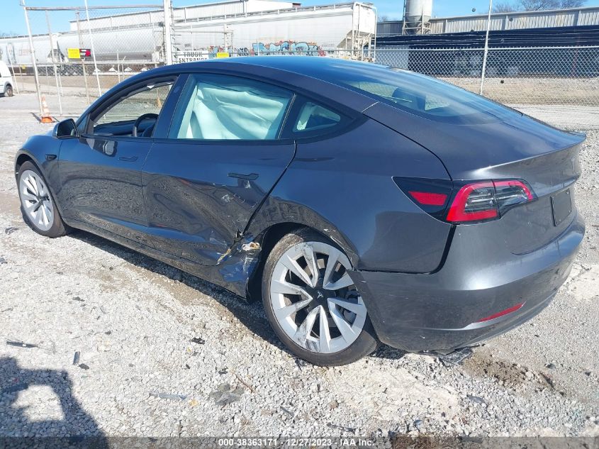 2023 TESLA MODEL 3 REAR-WHEEL DRIVE - 5YJ3E1EA5PF643526