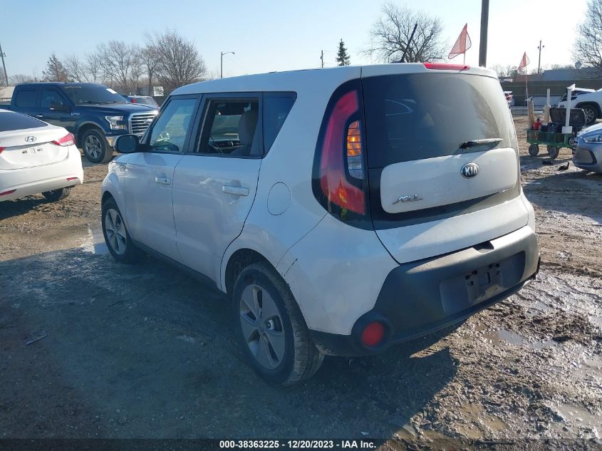 2015 KIA SOUL - KNDJN2A20F7779773