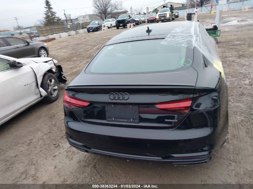 2023 AUDI A5 SPORTBACK PREMIUM PLUS 45 TFSI S LINE QUATTRO S TRONIC - WAUFACF55PA024436