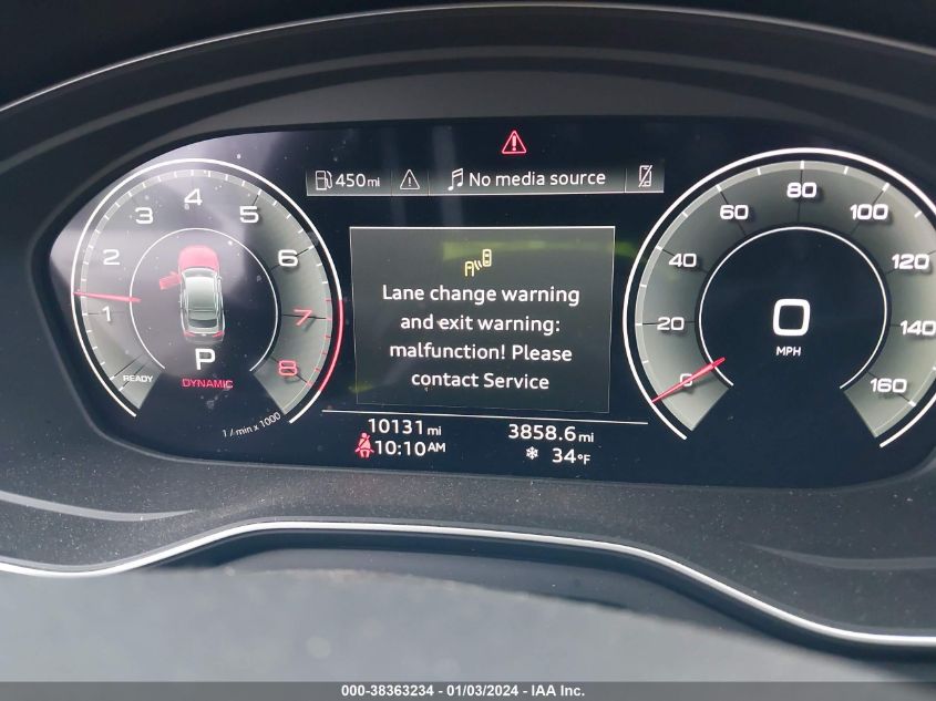 2023 AUDI A5 SPORTBACK PREMIUM PLUS 45 TFSI S LINE QUATTRO S TRONIC - WAUFACF55PA024436