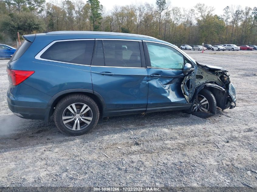 2016 HONDA PILOT EXL - 5FNYF6H58GB029441