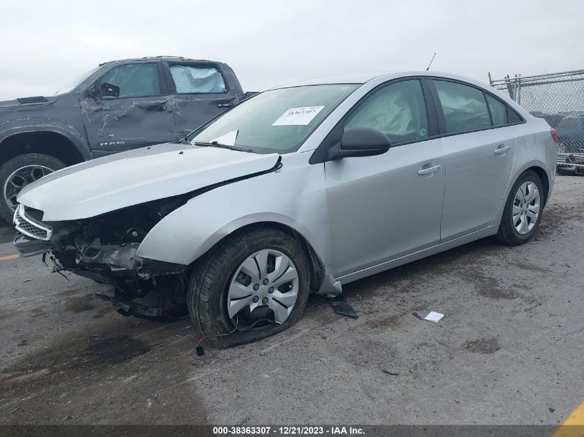 2013 CHEVROLET CRUZE LS - 1G1PA5SH4D7231985