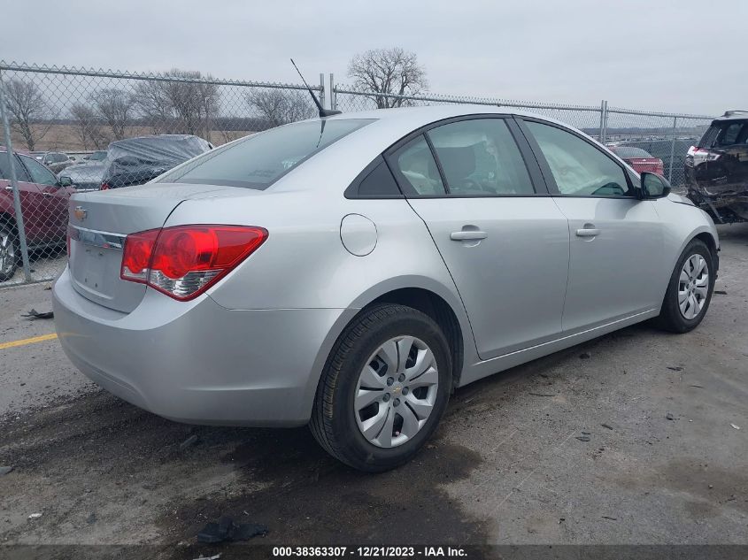 2013 CHEVROLET CRUZE LS - 1G1PA5SH4D7231985