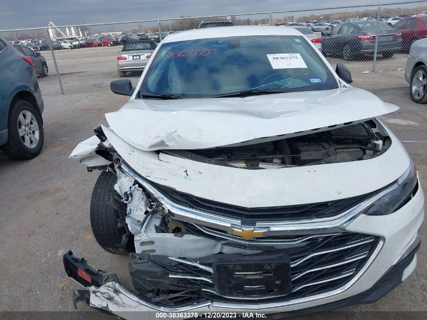 2022 CHEVROLET MALIBU FWD LS - 1G1ZB5ST7NF186042