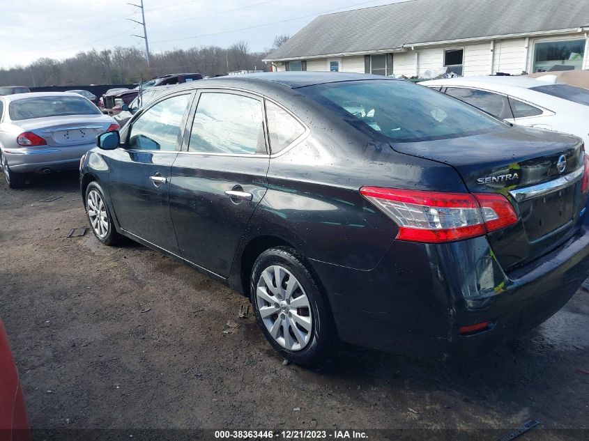 2014 NISSAN SENTRA S/SV/SR/SL - 3N1AB7AP4EY211513