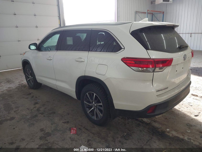 VIN 5TDJZRFH9HS406315 2017 TOYOTA HIGHLANDER SE/XLE