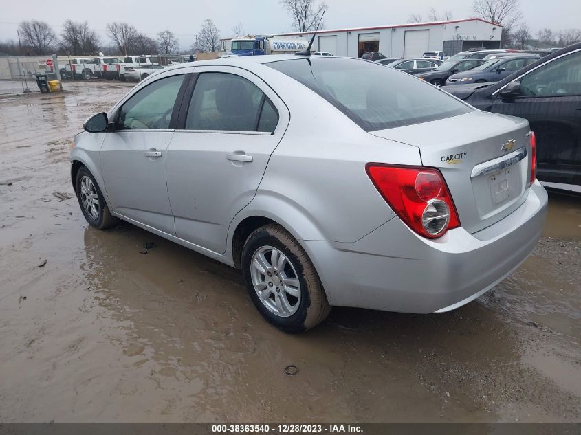 2013 CHEVROLET SONIC LT AUTO - 1G1JC5SGXD4168254