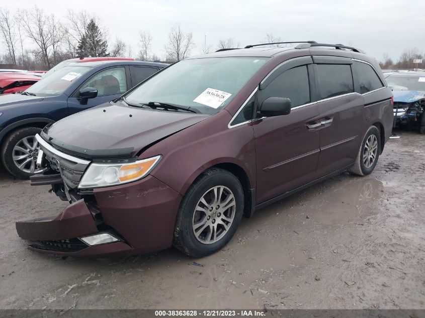 2013 HONDA ODYSSEY EXL - 5FNRL5H65DB067074