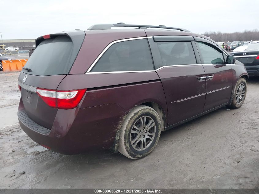 2013 HONDA ODYSSEY EXL - 5FNRL5H65DB067074