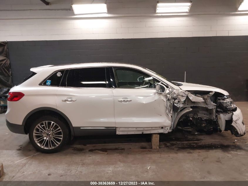 2016 LINCOLN MKX RESERVE - 2LMTJ8LR2GBL86500