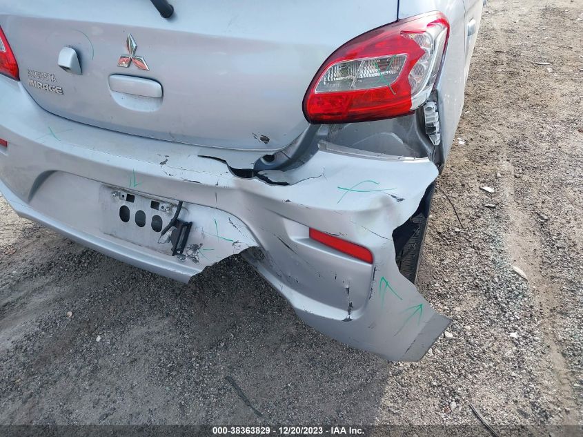VIN ML32A3HJ5LH005028 2020 MITSUBISHI MIRAGE SE