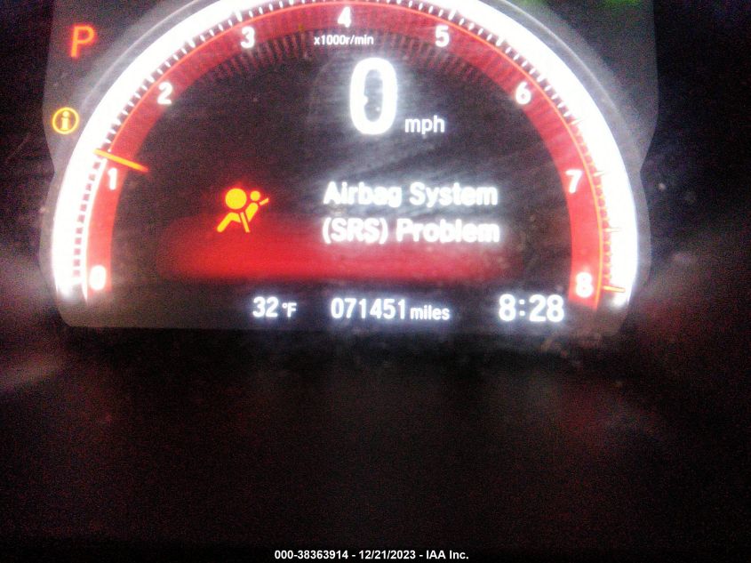 2021 HONDA CIVIC SPORT TOURING - SHHFK7H90MU204190