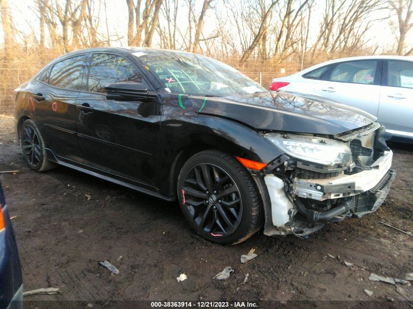 Lot #2543824831 2021 HONDA CIVIC SPORT TOURING salvage car