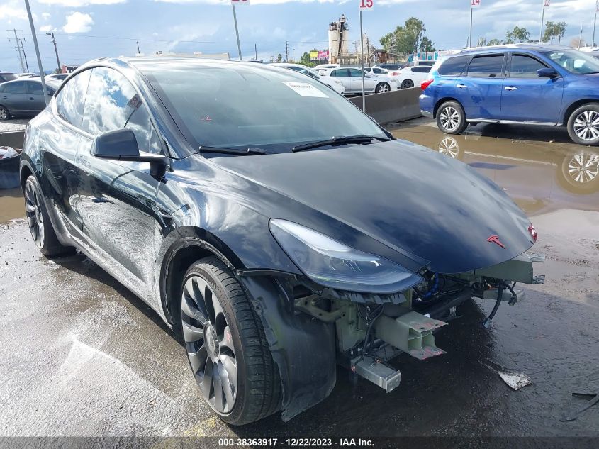 2022 TESLA MODEL Y - 7SAYGDEF8NF452194