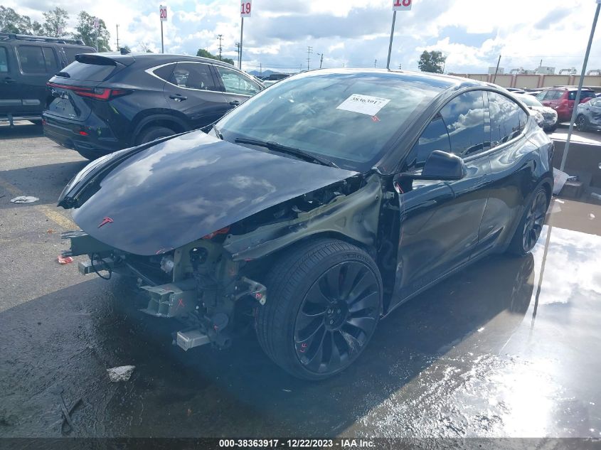 2022 TESLA MODEL Y - 7SAYGDEF8NF452194