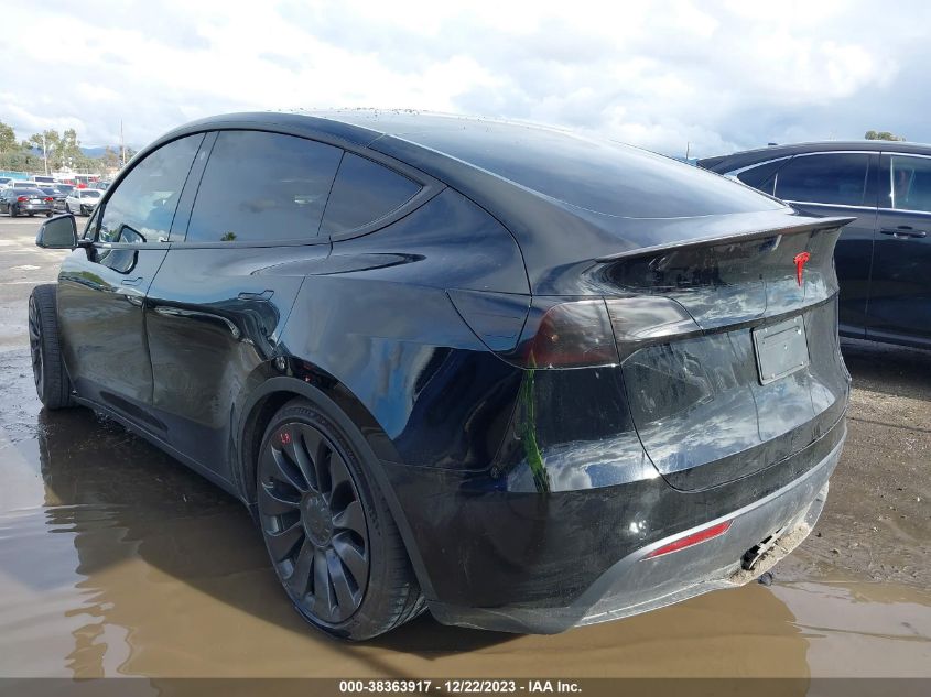 2022 TESLA MODEL Y - 7SAYGDEF8NF452194