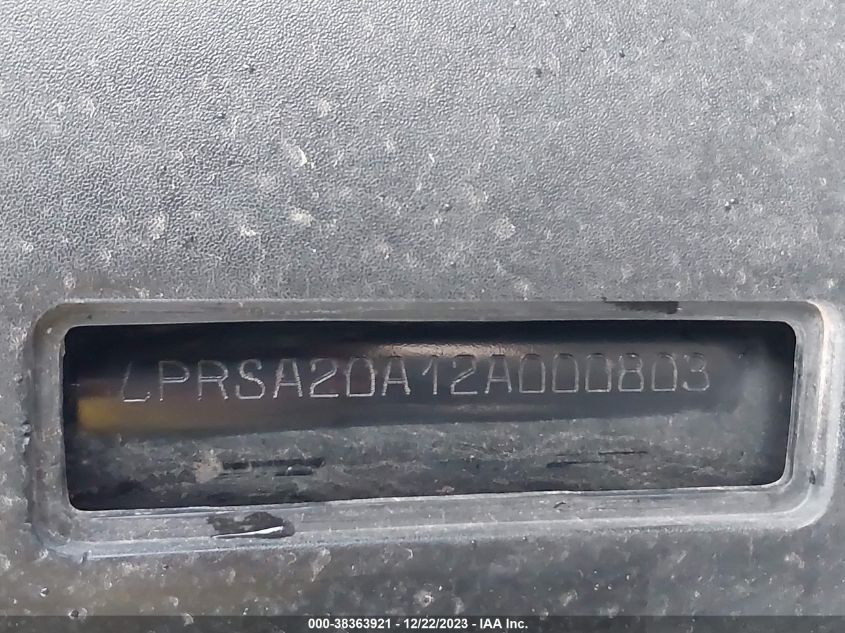 2002 YAMAHA YW50 AP ZUMA - LPRSA20A12A000803