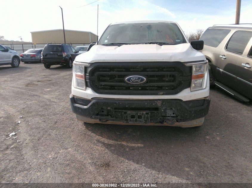 VIN 1FTEX1EBXNKE16280 2022 FORD F-150 XL