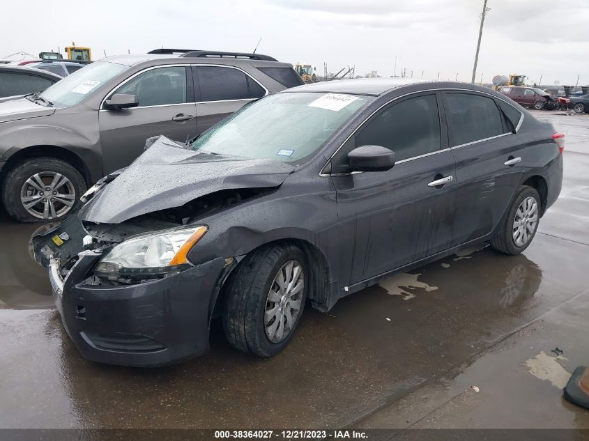 2015 NISSAN SENTRA S/SV/SR/SL - 3N1AB7AP1FL668522