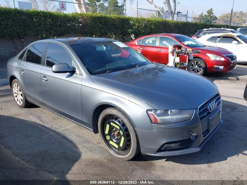 2013 AUDI A4 2.0T PREMIUM - WAUBFAFL3DN039010