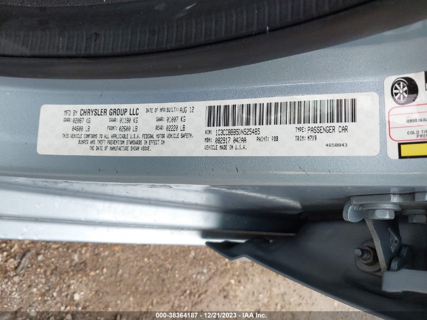 2013 CHRYSLER 200 TOURING - 1C3CCBBB5DN525485