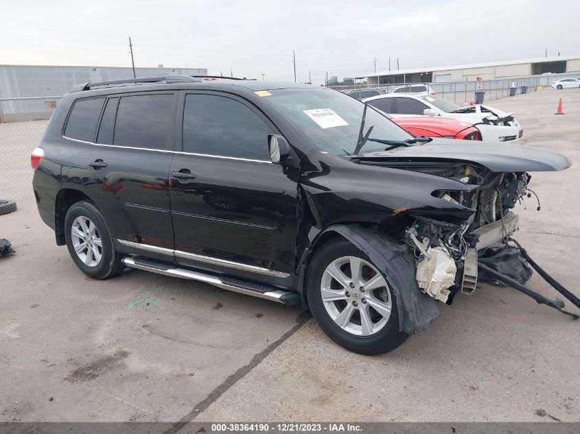 2013 TOYOTA HIGHLANDER PLUS/SE - 5TDZK3EH6DS097628