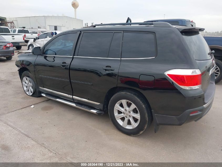 2013 TOYOTA HIGHLANDER PLUS/SE - 5TDZK3EH6DS097628