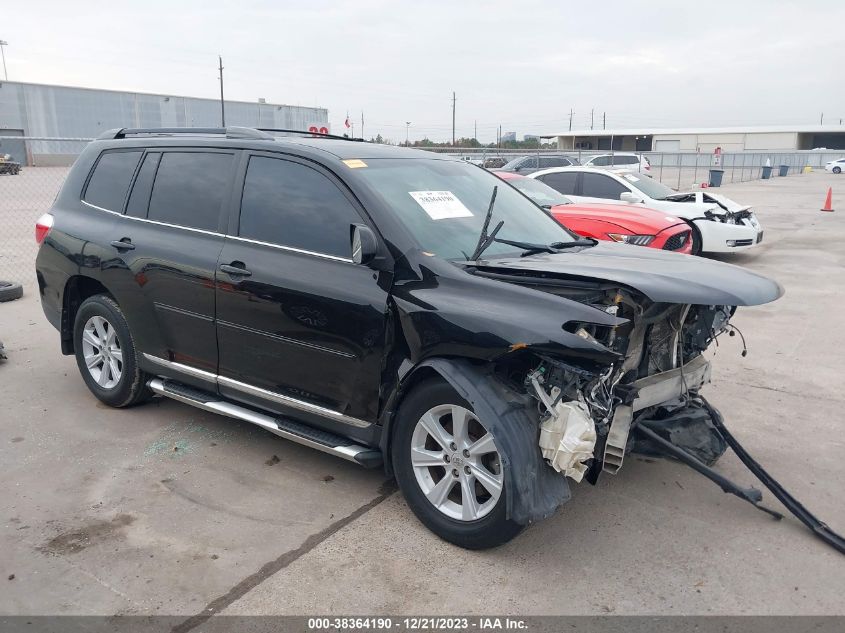 2013 TOYOTA HIGHLANDER PLUS/SE - 5TDZK3EH6DS097628