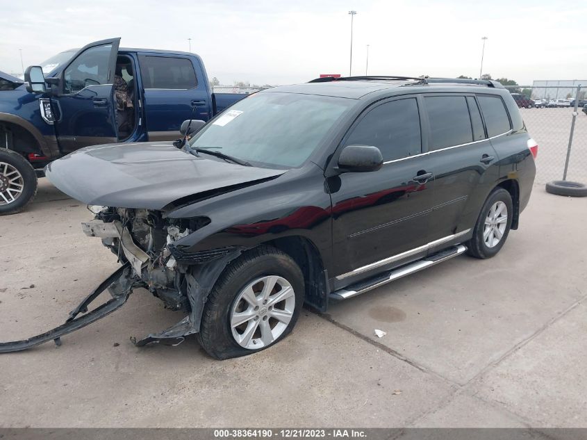 2013 TOYOTA HIGHLANDER PLUS/SE - 5TDZK3EH6DS097628