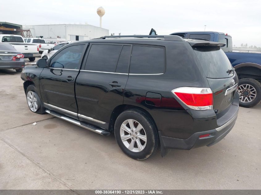 2013 TOYOTA HIGHLANDER PLUS/SE - 5TDZK3EH6DS097628