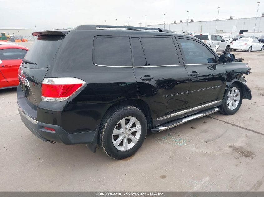 2013 TOYOTA HIGHLANDER PLUS/SE - 5TDZK3EH6DS097628