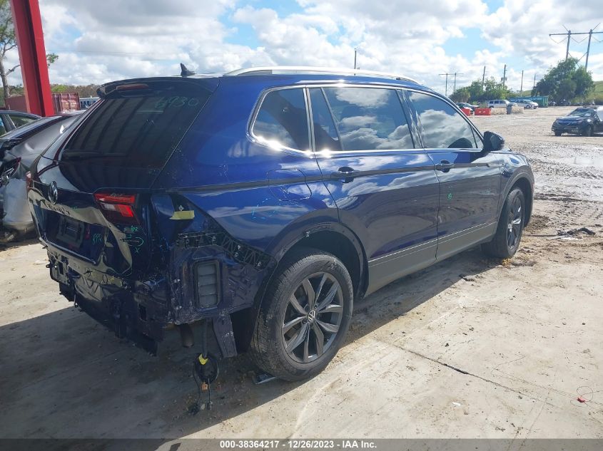 2022 VOLKSWAGEN TIGUAN SE - 3VV2B7AX9NM042888