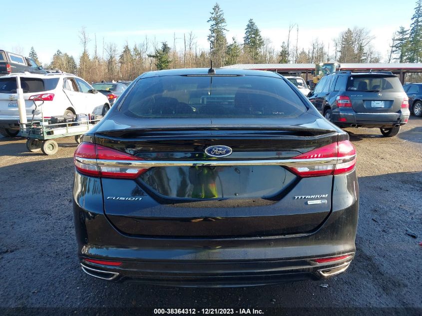 2017 FORD FUSION TITANIUM - 3FA6P0D94HR147731