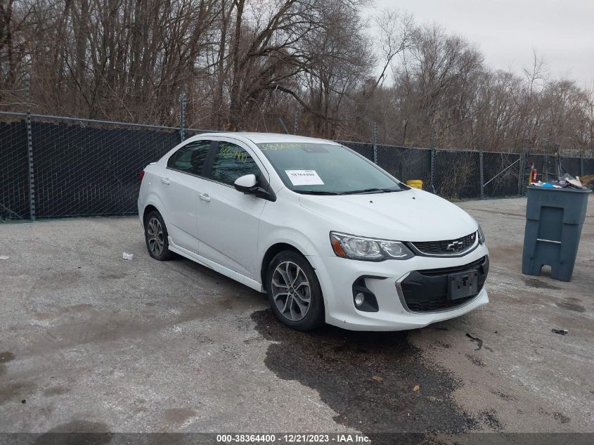 2019 CHEVROLET SONIC LT AUTO - 1G1JD5SB4K4111319