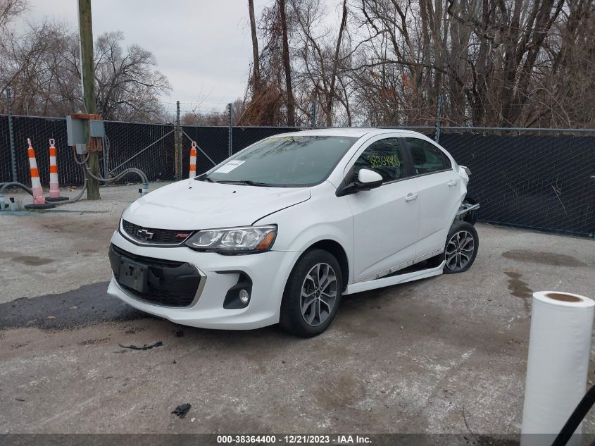 2019 CHEVROLET SONIC LT AUTO - 1G1JD5SB4K4111319