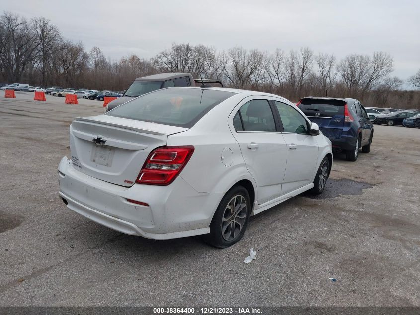2019 CHEVROLET SONIC LT AUTO - 1G1JD5SB4K4111319