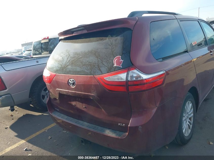 2015 TOYOTA SIENNA XLE 8 PASSENGER - 5TDYK3DC2FS566752