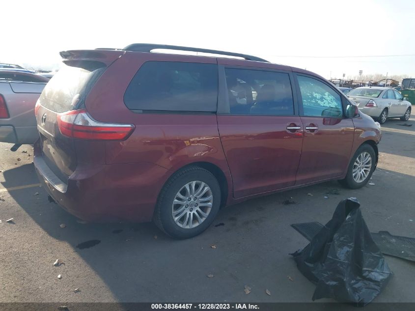 2015 TOYOTA SIENNA XLE 8 PASSENGER - 5TDYK3DC2FS566752