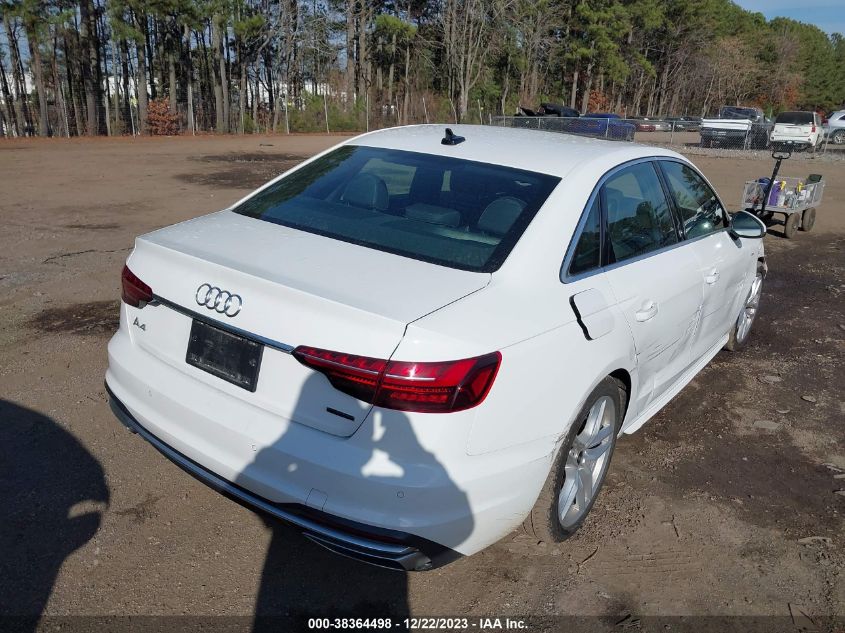 2023 AUDI A4 PREMIUM PLUS 45 - WAUEAAF4XPN006739