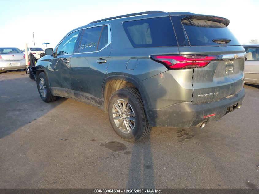 2022 CHEVROLET TRAVERSE AWD LT LEATHER - 1GNEVHKWXNJ191264